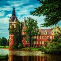 Muskau Castle, Bad Muskau, Germany