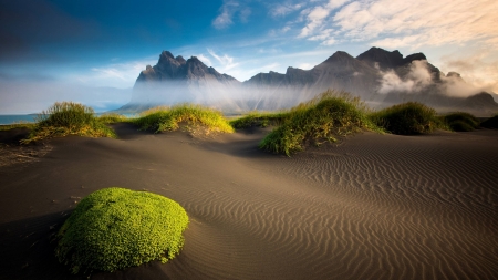 nature - fun, nature, field, mountains, cool