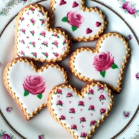 Fancy Valentine Cookies