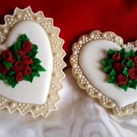 Heart Earring Cookies