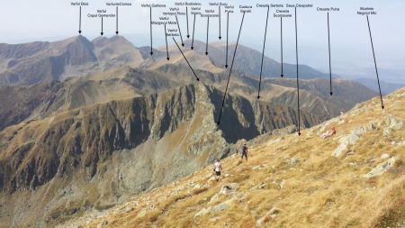 Fagarasii de vest - ger, munte, frig, vara