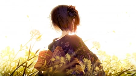 :) - girl, manga, anime, atha kimono