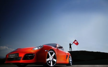 Porsche Mansory Red - porsche, mansory, concept, car