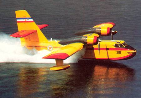 JRV Yugoslavian Canadair CL-215 - jrv, cl-215, canadair, jna, yugoslavia