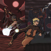 naruto and sasuke vs itachi and pein