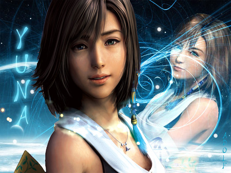 Yuna - female, girl, game, yuna, video game, final fantasy