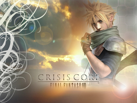 Crisis Core - male, cloud, game, boy, video game, final fantasy