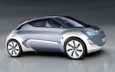 Renault Concept Car - gray, car, blue, renault