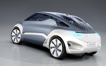 Renault Concept Car - gray, car, blue, renault