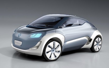 Renault Concept Car - renault, car, blue, gray