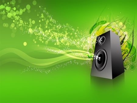 music jpg - music, speaker, lime green