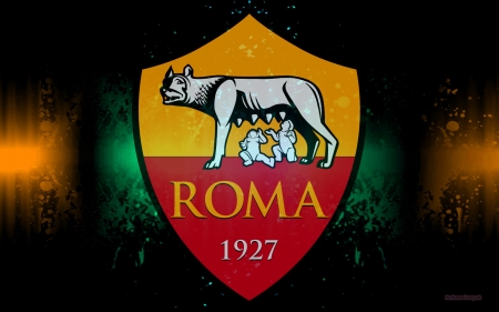 A.S. Roma - soccer, logo, roma, sport, italian, football, team, as roma, emblem, club