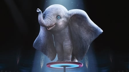 Dumbo (2019) - fantasy, poster, elephant, movie, dumbo, disney