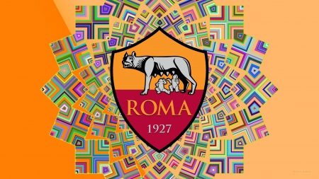 A.S. Roma - soccer, logo, roma, sport, italian, football, team, as roma, emblem, club