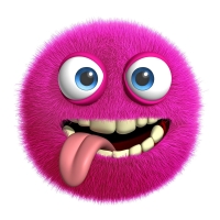 Crazy Eyed Pink Monster