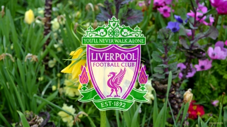 Liverpool F.C. - liverpool fc, soccer, logo, sport, lfc, liverpool, flowers, football, team, emblem, club