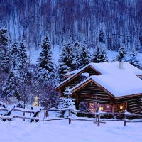 Winter Cabins at Lake Tahoe