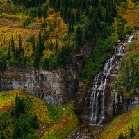 Glacier National Park Waterfall
