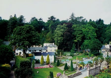 Portmeirion - Wales (July 1999) - Britain, Portmeirion, Wales, The Prisoner TV Show, UK