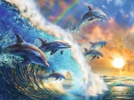 Dancing dolphins