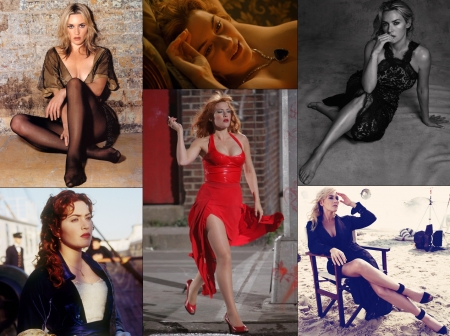 Actress Kate Winslet - Rose, Kate, Kate Winslet, Red Dress, Titanic, Winslet