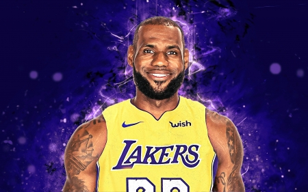 LeBron James - sport, lebron james, basketball, los angeles lakers, nba