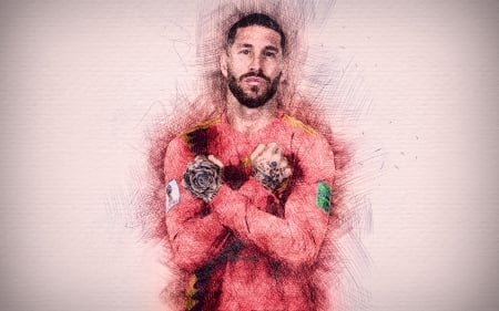 Sergio Ramos - sport, sergio ramos, spanish, spain national football team, soccer