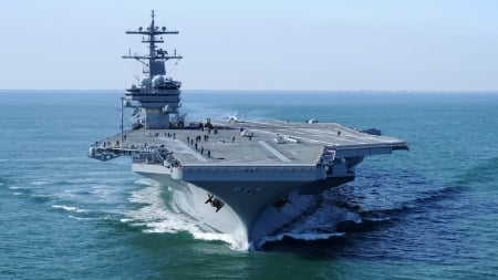 Aircraft Carrier USS George H W Bush CVN-77 - aircraft carrier, uss, george h w bush, cvn-77