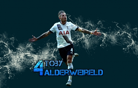 Toby Alderweireld - Soccer, Spurs, Tottenham Hotspur, Toby Alderweireld, Association Football, Artwork, Football