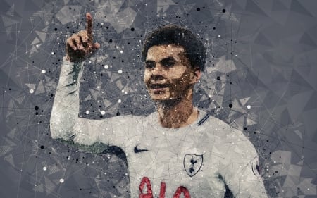 Dele Alli - nike, spurs, tottenham, tottenham hotspur, dele, soccer, sport, art, football, dele alli