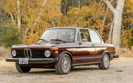 1975 BMW 2002 - 2002, luxury, red, old-timer, cars, bmw