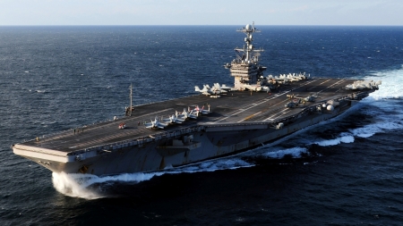 Aircraft Carrier USS George Washington CVN-73 - Aircraft Carrier, George Washington, USS, Military, Ship, CVN-73