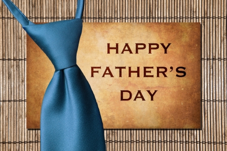 :) - brown, father, day, blue, tie, card