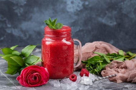 â¤ï¸ - raspberry, red, cocktail, berries, flower