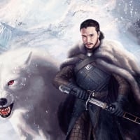 Jon Snow and Ghost