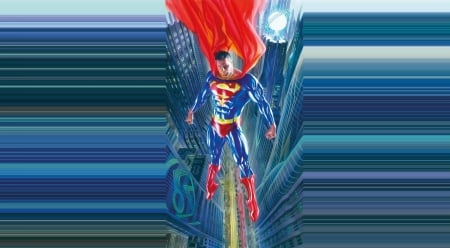 Superman - art, superman, comics, dc