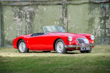 1959 MG MGA Twin Cam - red, old-timer, sports, mg mga, convertible, twin cam, cars