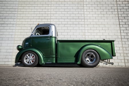 1947 Ford  Coe - Silver, Pro Street, Classic, Green