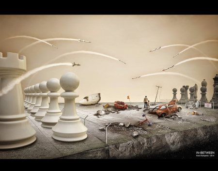 In Between - creative, fantasy, chess, people, ferdi rizkiyanto, man