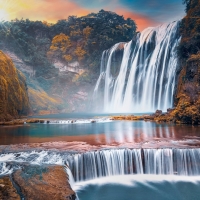 Huanggoshu Waterfall in China