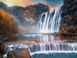 Huanggoshu Waterfall in China