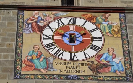 Church Clock in Romania