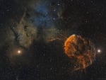 Sharpless 249 and the Jellyfish Nebula