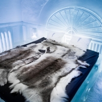 Ice Hotel Room in Sweden