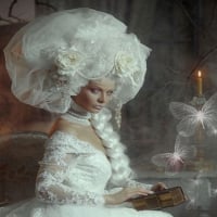 Ethereal Marie Antoinette Bride