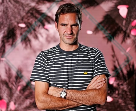 Roger Federer - Swiss, ATP, RF, Tennis, roger federer, Indian Wells 2019, Legend, Roger, Sport, Roger Federer, Federer