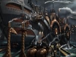 steampunk ship