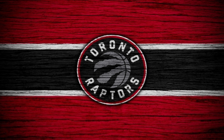 Toronto Raptors - basketball, logo, wood, wooden, nba, sport, toronto raptors, emblem, canadian team