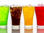 colorful soda drinks