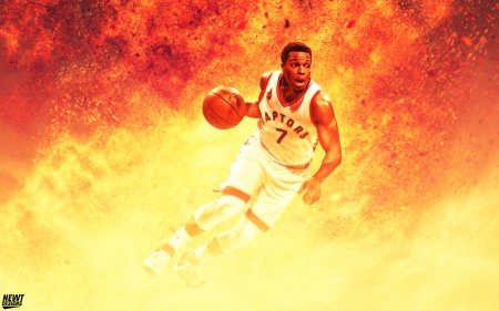 Kyle Lowry - kyle lowry, basketball, toronto raptors, american, nba